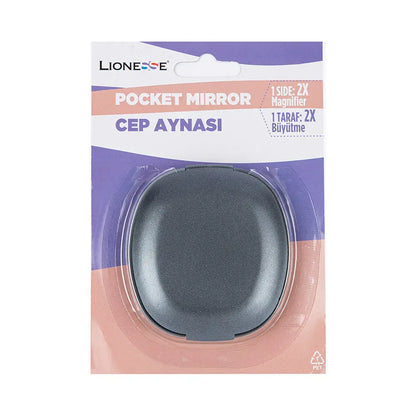 Lionesse Pocket Mirror 2052 Compact Beauty Accessory