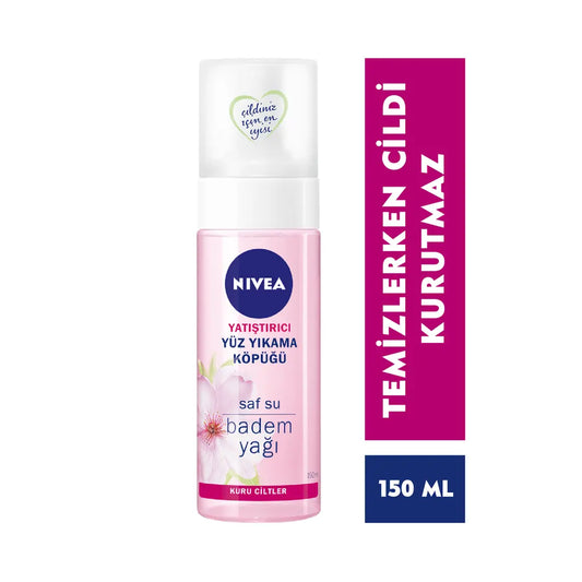 Nivea Soothing Face Wash Foam - Gentle Cleansing for Dry Skin, 5.07 fl oz