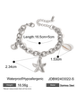 Modern beach style ocean starfish pearl shell conch bracelet jewelry