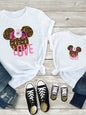 Modern Mama and Mini Family printed short-sleeved T-shirt (children's version)