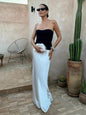 High waist maxi skirt