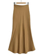 High waist maxi skirt