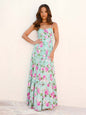 Sexy backless suspender bohemian seaside holiday dress