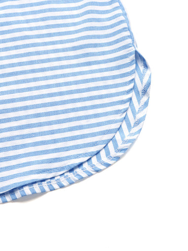 Women's Striped Casual Shirt - Polyester Viscose Blend Top