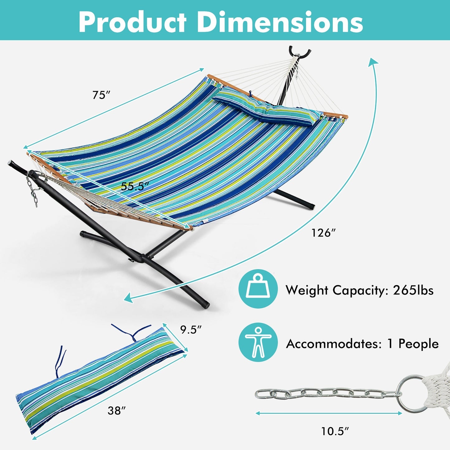 Patio Hammock Foldable