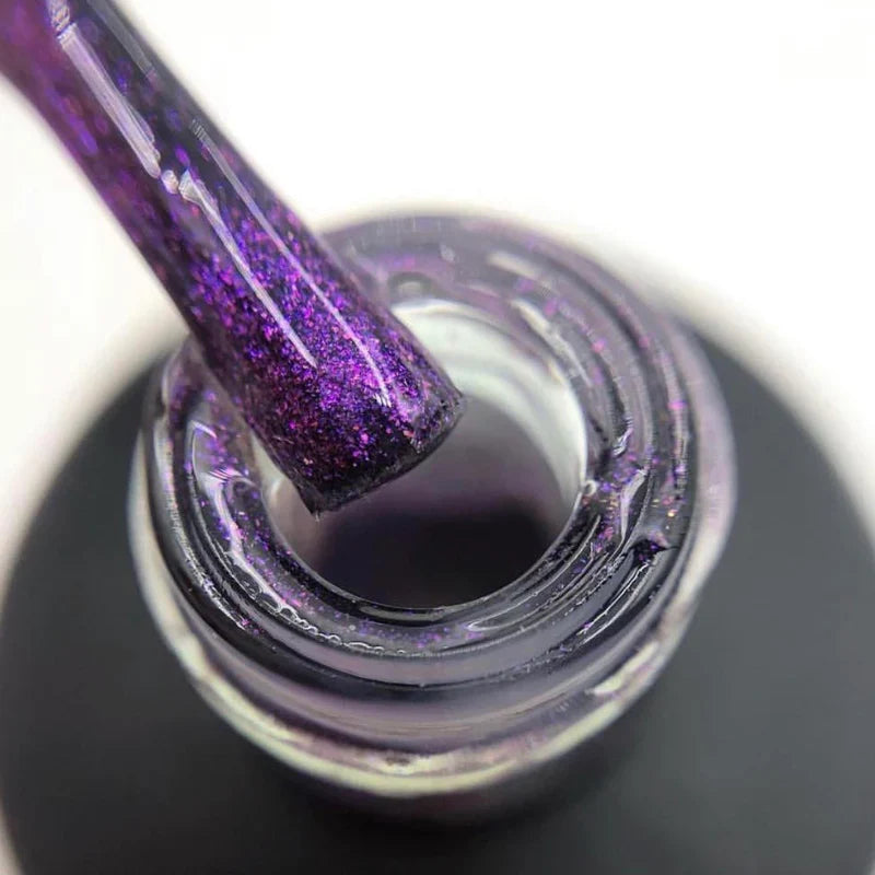 Luxio - Effects Purple Shimmer Top Gel, 15ml