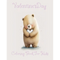 Valentine's Day Kids Coloring Book For Ages 4-8: Big Book 8.5x11', Cute 30 Images; - Paperback