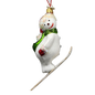 Wooshing - Skiing Snowman Ornament