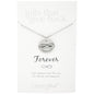 Infinite Strength of Love Pewter Necklace