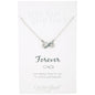 Infinite Strength of Love Pewter Necklace