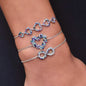 Infinity Colored CZ Bracelet