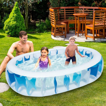 Inflatable Swimming Pool - 90x60x20"