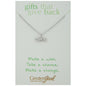 Inspirational Word Pewter Necklace