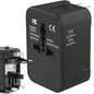 International Portable Worldwide All-in-One Plug Travel Adapter Converter for USA EU UK AUS