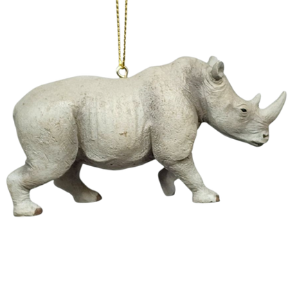 Safari Animal Ornament - Rhino