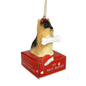 Yorkie with Bone Ornament