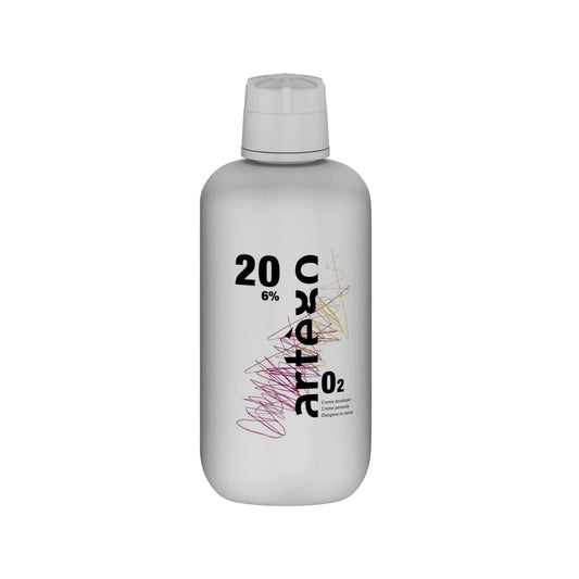 Artego 20 Volume %6 Oxidizing Cream for Hair Coloring and Bleaching - 1000ml Professional Hair Care Product