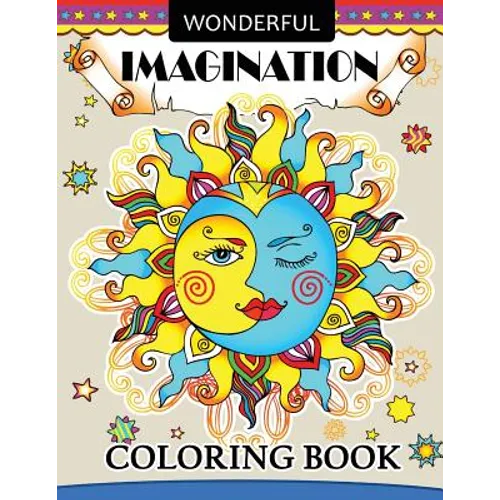 Wonderful Imagination coloring books: Adults Coloring Book Halloween, Doodle, Angel, Alien, circus and other Design - Paperback