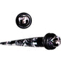 Black Acrylic Southwest Weave Straight Taper Set 3mm to 16mm