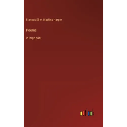 Poems: in large print - Hardcover