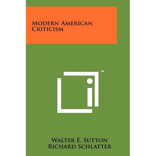 Modern American Criticism - Paperback