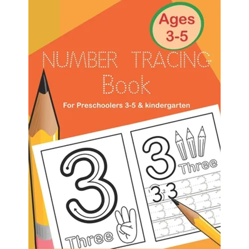 Number Tracing Book for Preschoolers 3-5 & Kindergarten: Fun and Easy Way to Learn 1 to 20 for Kids ages 3 to 5 - Paperback