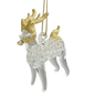 Spunglass Ornament - Gold Reindeer