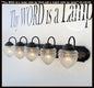 Bathroom Vanity Lighting Fixture of Antique Glass