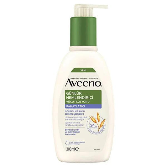 Aveeno Moisturizing Body Lotion Lavender - 24 Hour Hydration for Dry & Sensitive Skin
