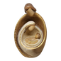 Modern Style Holy Family Carved Nativity - Ash Wood - 6 Inch