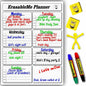 ItemMax Magnetic Dry Erase Calendar for Refrigerator