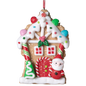 Clay Dough Gingerbread House Ornament - 5 Inch -