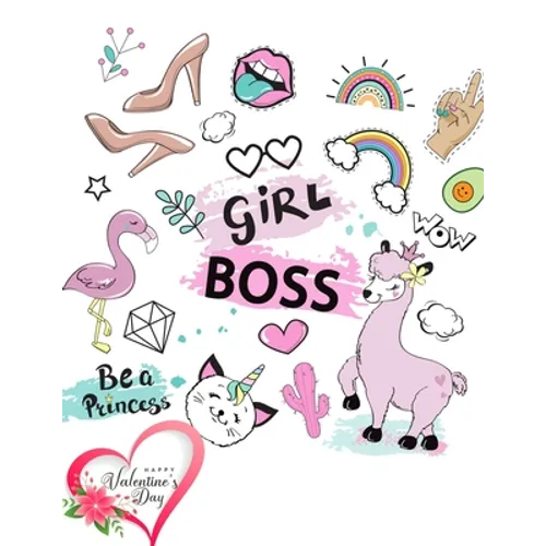 Girl Boss: valentines day books for kids - Activity book for kids that contains easy to advanced level fun Sudoku book for kids a - Paperback
