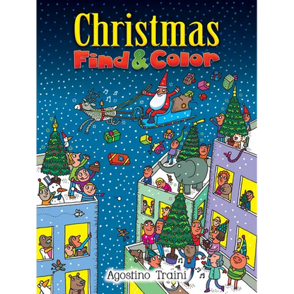 Christmas Find and Color - Paperback