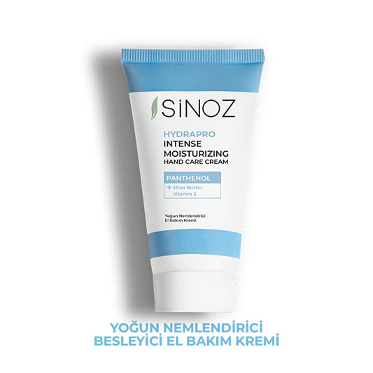 Sinoz Moisturizing Hand Cream: Intense Moisture for Dry, Cracked Hands - Shea Butter, Vitamin E, Non-Greasy Formula - 1.69 fl oz