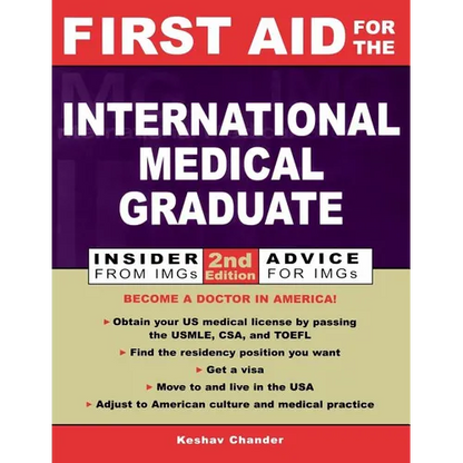 First Aid for the International Medical Graduate - Paperback