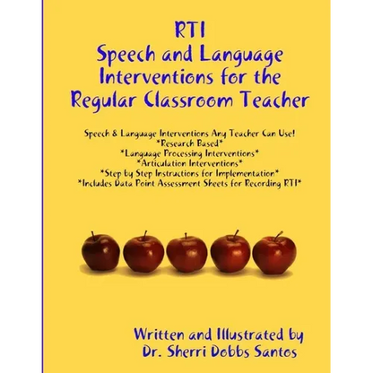 Rti: Speech and Language Interventions for the Regular Classroom Teacher - Paperback