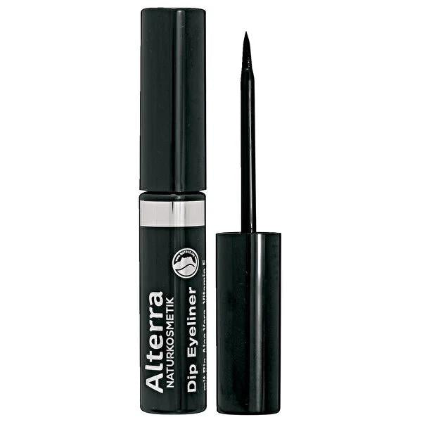 Alterra Vegan Eyeliner Deep Black - Precise Application, Cruelty-Free Makeup, 3ml