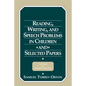Reading, Writing, and Speech Problems in Children and Selected Papers - Paperback