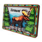 Glossy Layered Magnet - Vermont Moose