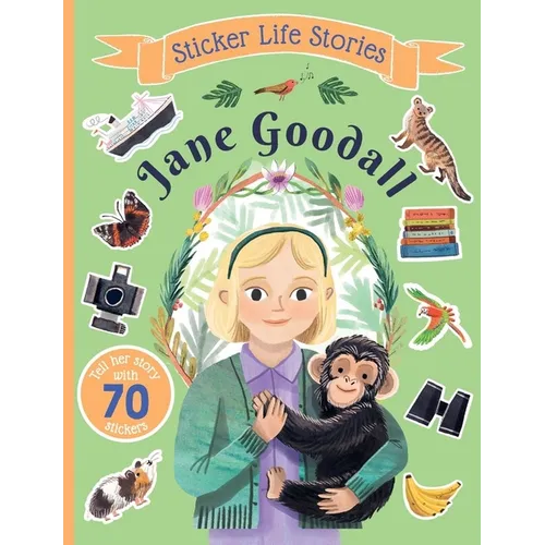 Sticker Life Stories Jane Goodall - Paperback