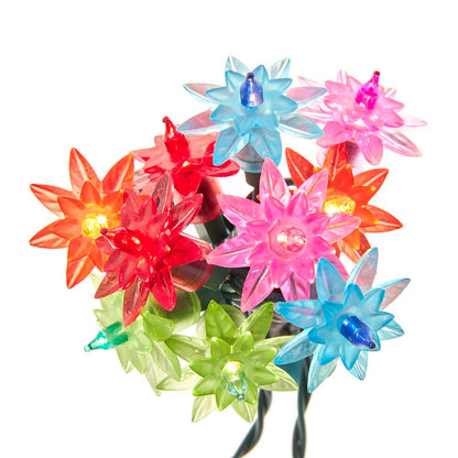 20-Light Multicolored Flower Light Set