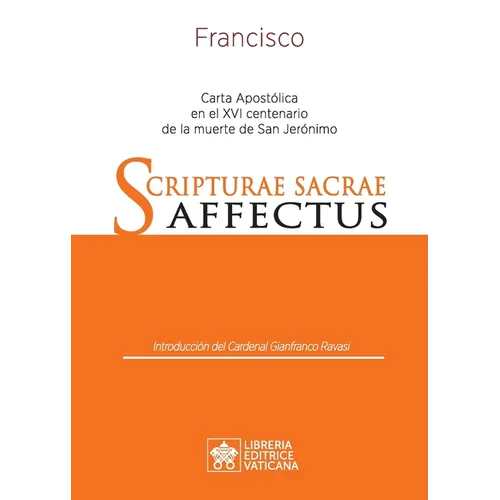 Scripturae Sacrae affectus: Carta Apostólica en el XVI centenario de la muerte de san Jerónimo - Paperback