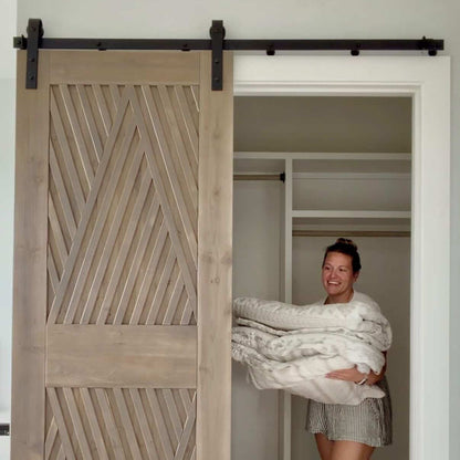 Classic J-Strap Barn Door Hardware Kit