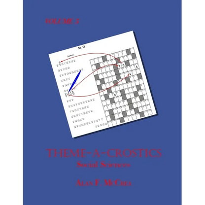 Theme-A-Crostics: Social Sciences - Paperback