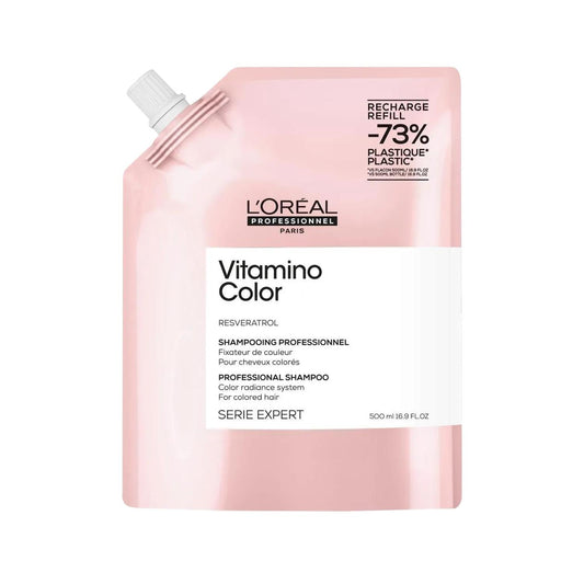 L'Oreal Professionnel Paris Serie Expert Vitamino Color - Color Protecting Shampoo for Vibrant Hair, 500ml Refill