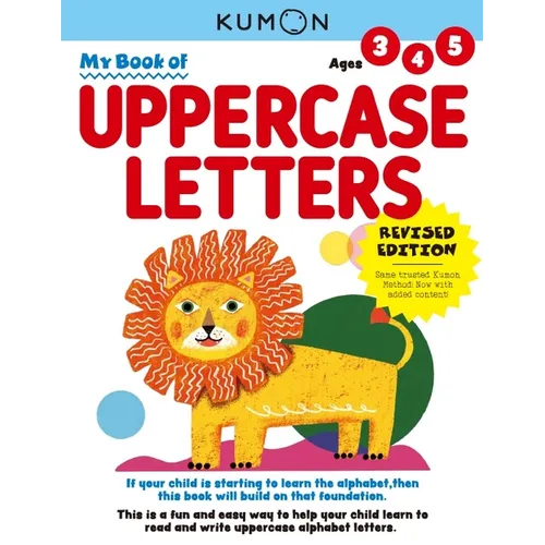 Kumon My Book of Uppercase Letters: Revised Ed - Paperback