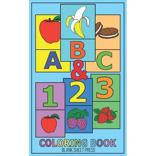ABC & 123: (On-The-Go) Coloring And Activity Book For Kids and Toddlers - Paperback