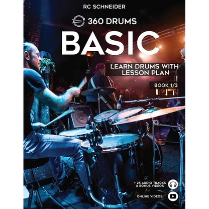 BASIC - Learn Drums with Lesson Plan - Paperback