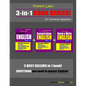 Preston Lee's 3-in-1 Book Series! Beginner English, Conversation English & Read & Write English Lesson 1 - 20 For Ukrainian Speakers - Paperback